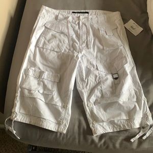 Men’s white shorts